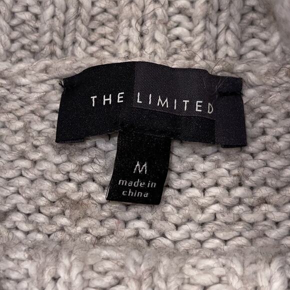 The Limited Sweater Wool Blend Turtle Neck Argyle - Picture 7 of 9